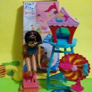 Barbie flip & dive Teresa Speedo Beach Doll & puppy water park price firm